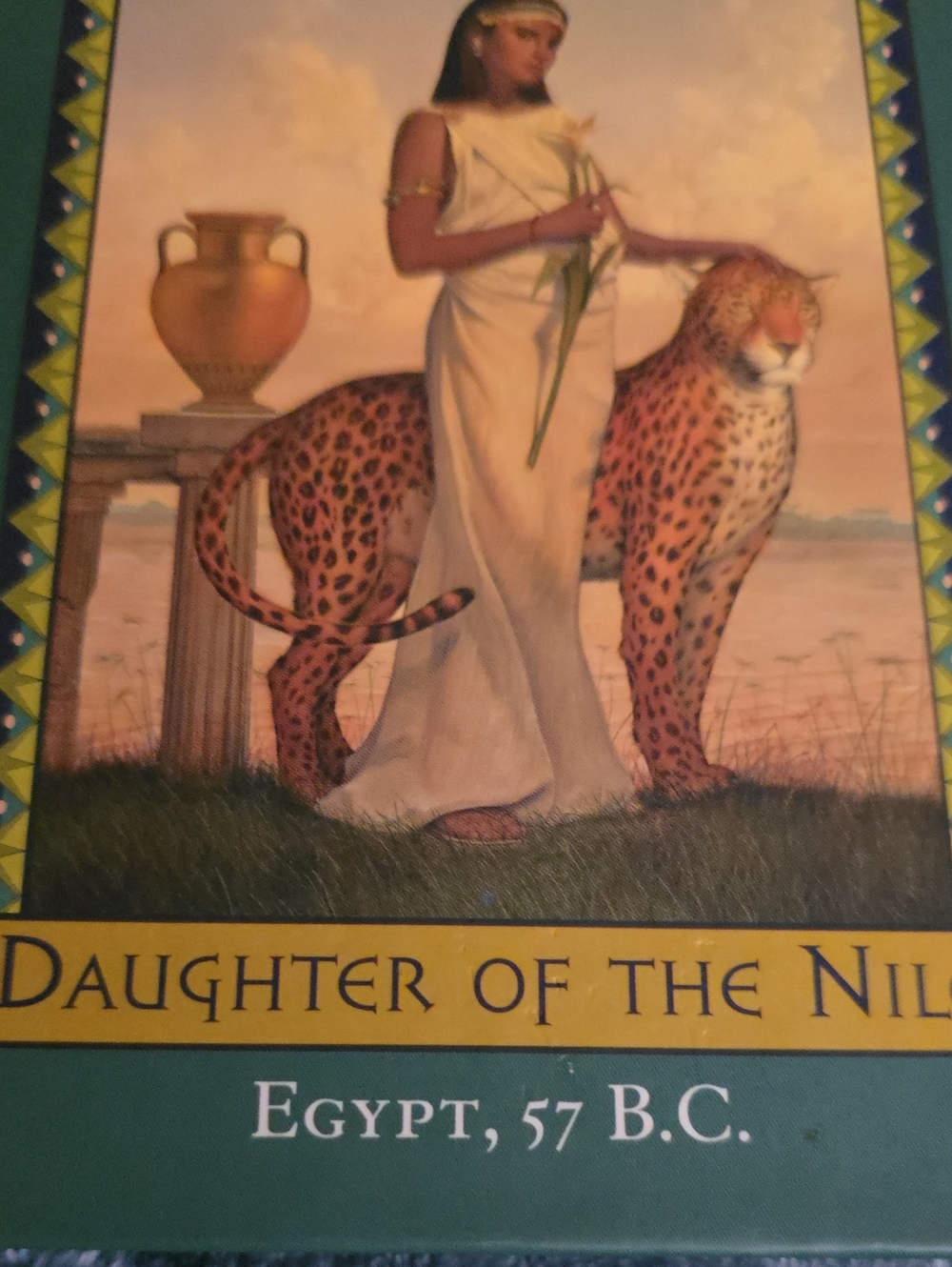 Sholastic The Royal Diaries Cleopatra VII Book Cover - Green and Yellow - Picture 7 of 7